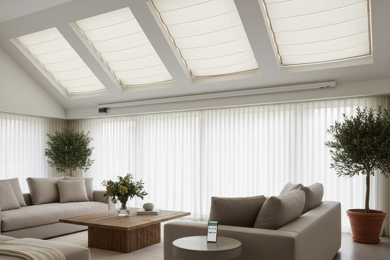 High Ceilings? How to Build Smart DIY Skylight Blinds