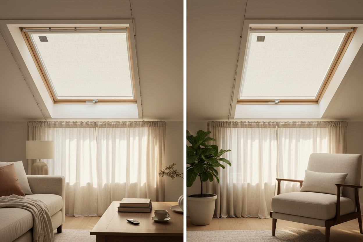 Remote Control Skylight Blinds: Solar vs. Hardwired Power