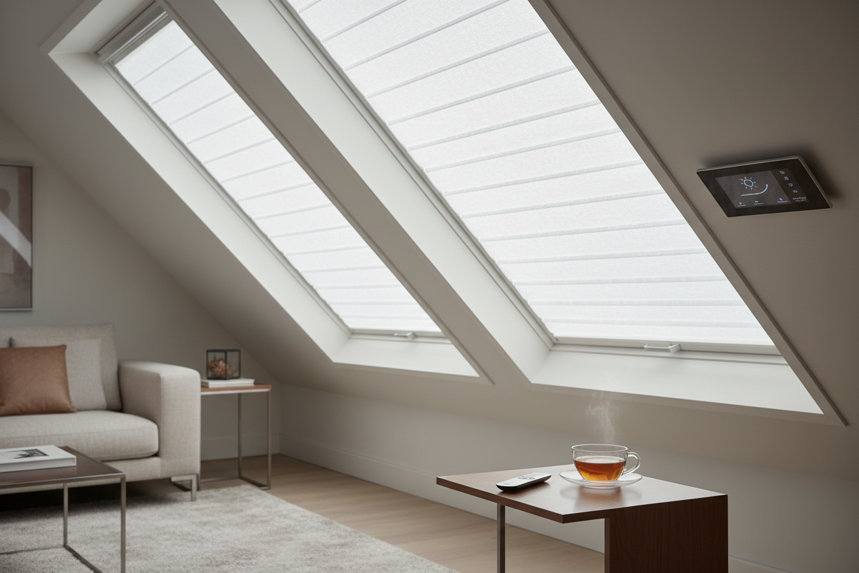 Wake Up Gently: Smart Pleated Blinds for Skylights Explained