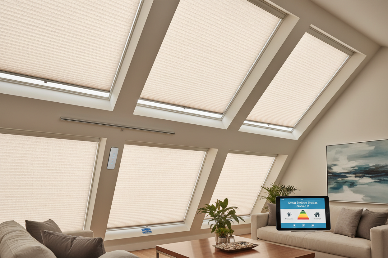 Hard-to-Reach Windows? Smart Skylight Shades Solved It