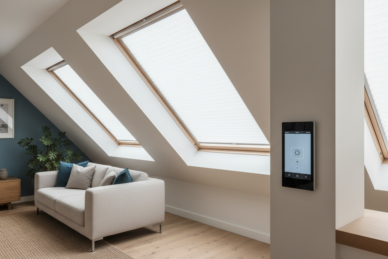 Effortless Skylight Control: Smart Cellular Shades Guide