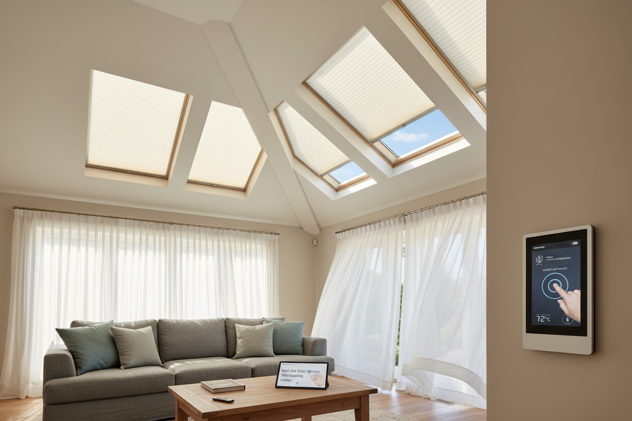 Smart Skylight Shades: Beat the Heat Without Climbing Ladders