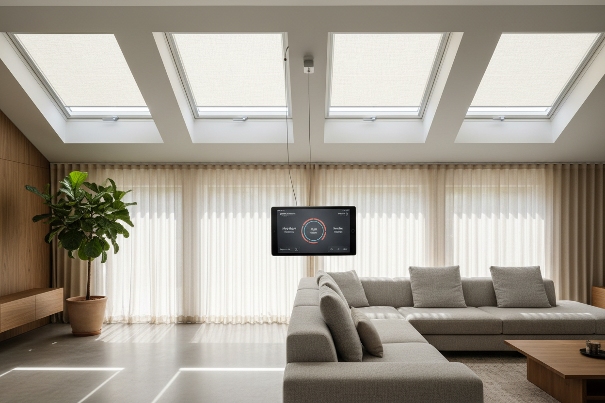 Motorized Skylight Shade Covers: Effortless Sun Control