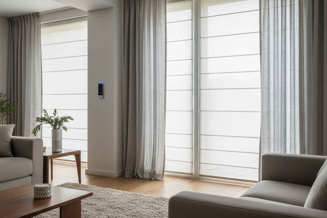 Smart Custom Solar Shades: Glare Control Meets Voice Command