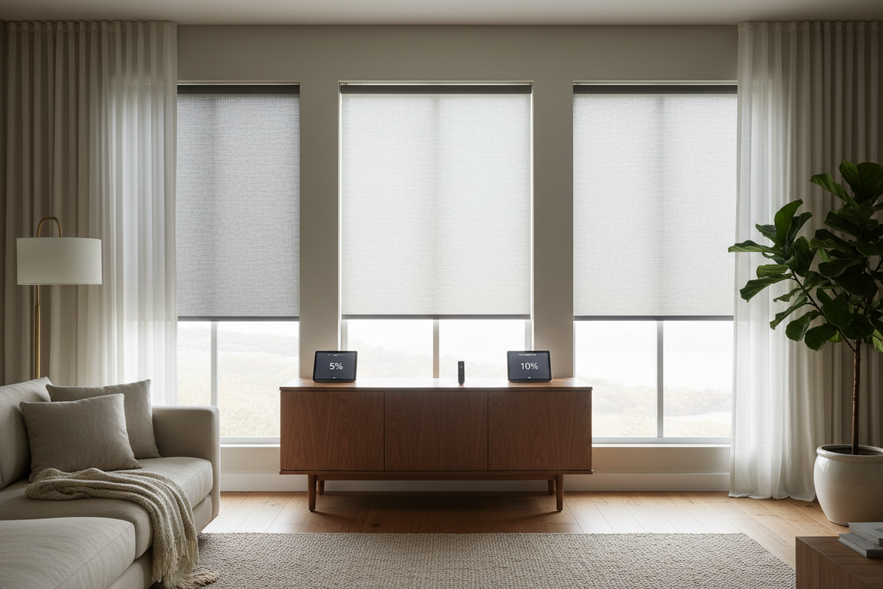 Mastering Solar Shade Percentage: Smart Glare Control Explained
