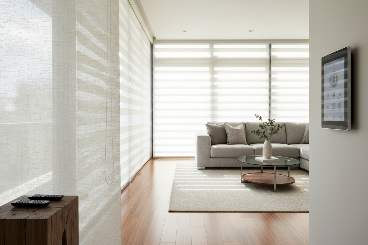 Smart Solar Shades: Visualizing Openness & Light Control