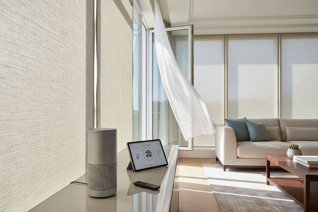 Voice-Controlled Cool: Upgrading to Heat Blocking Blinds