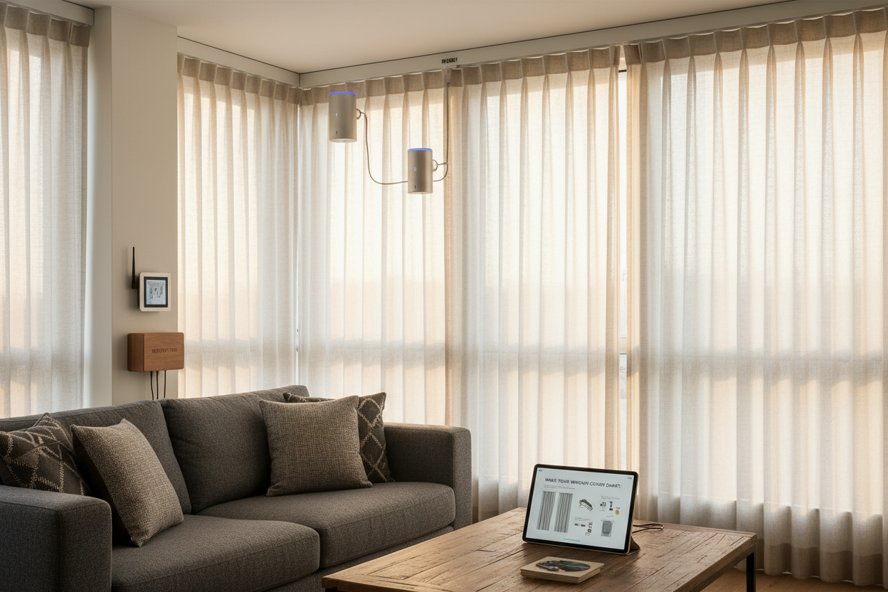 Make Your Window Cloth Cover Smart: A Retrofit Guide