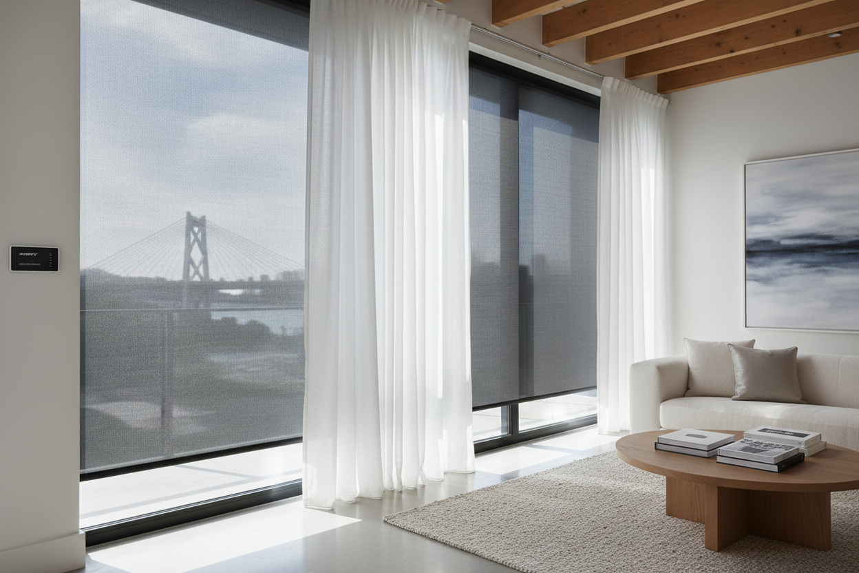 Smart Exterior Shades: Effortless Privacy & Cooling