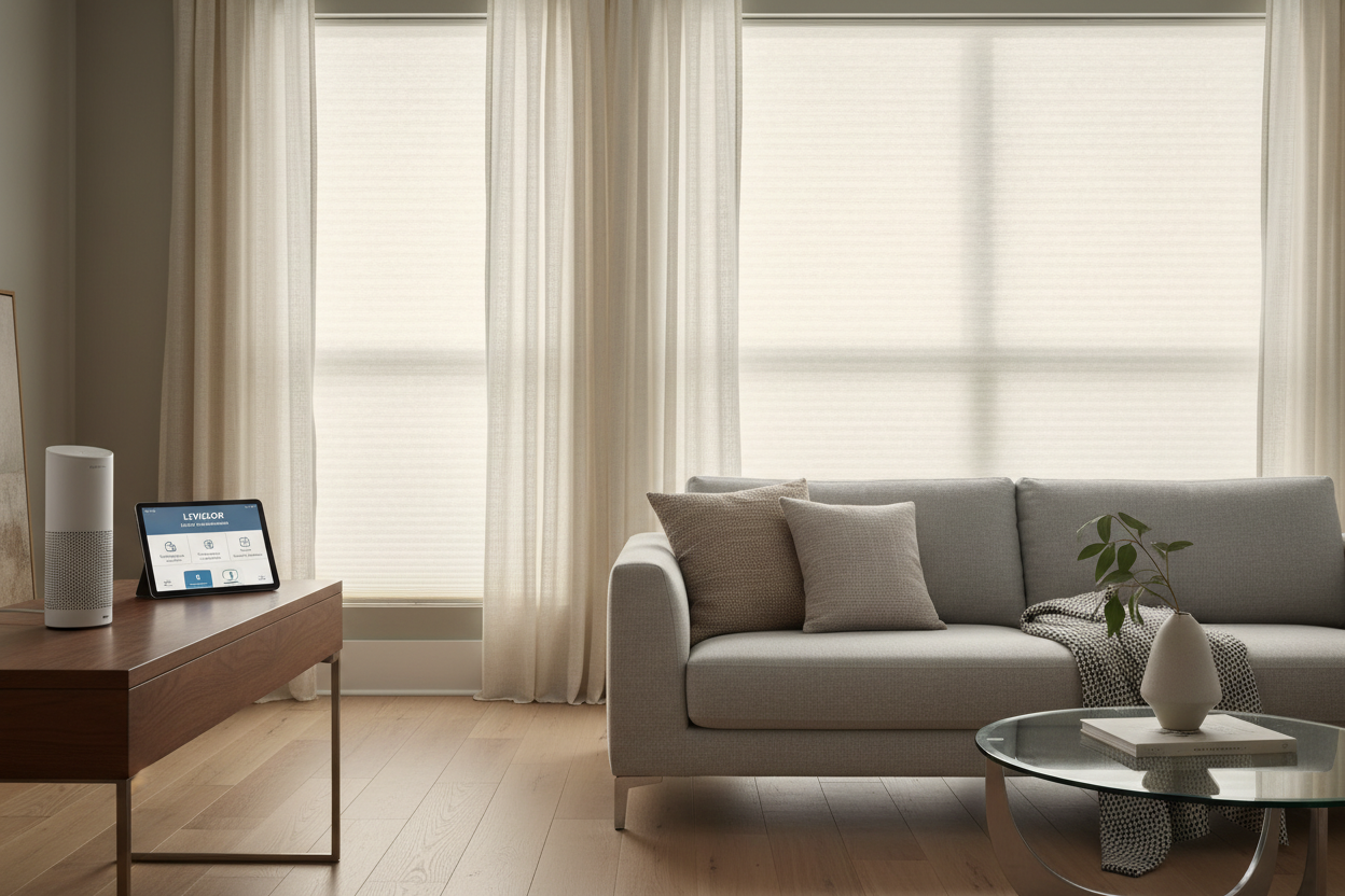 Levolor Cellular Blinds: Motorized Options & Smart Home Setup