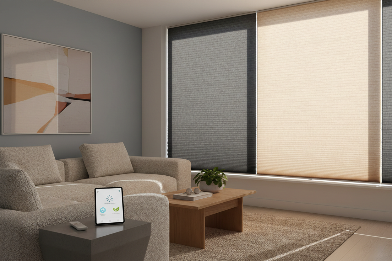 Smart Double Cell Shade: Energy Savings Meets Voice Control