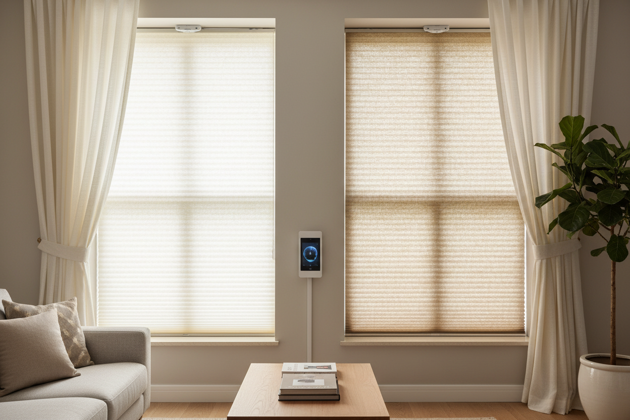 Cellular Shades Types: Single vs. Double Cell Smart Blinds