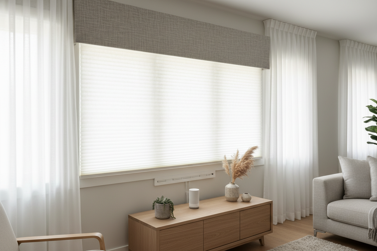 Smart Blind Makeover: Adding a Cellular Shade Valance