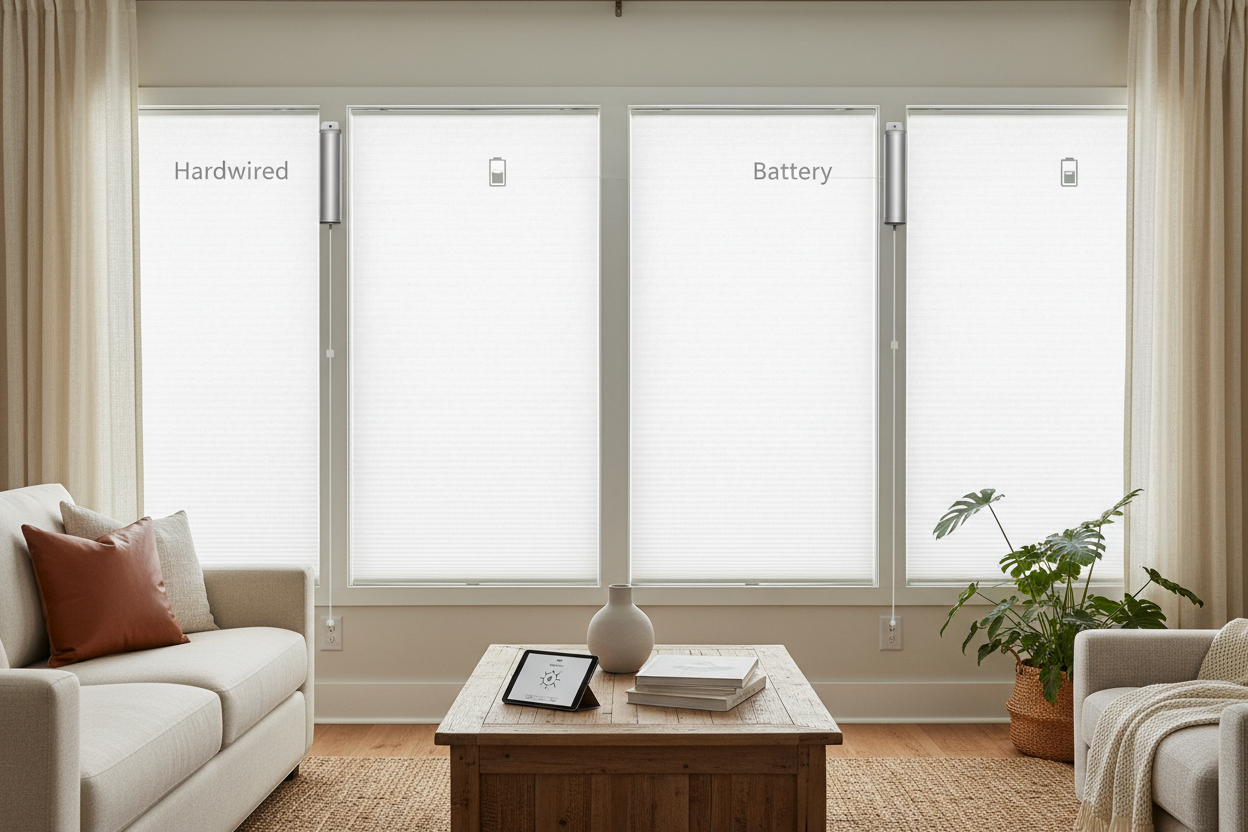 Smart 1 2 Inch Cellular Shades: Hardwired vs Battery Guide