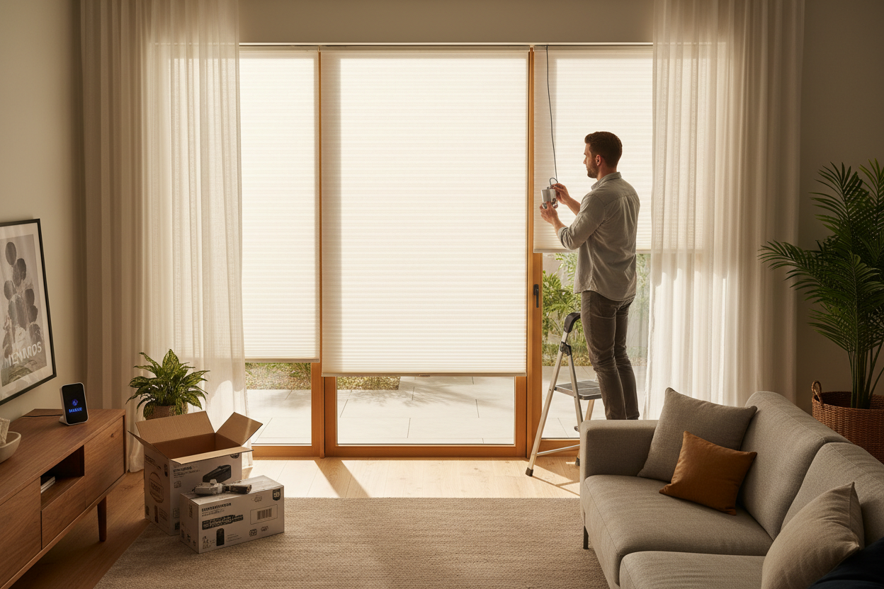 Menards Pleated Shades: A DIY Smart Home Retrofit Guide