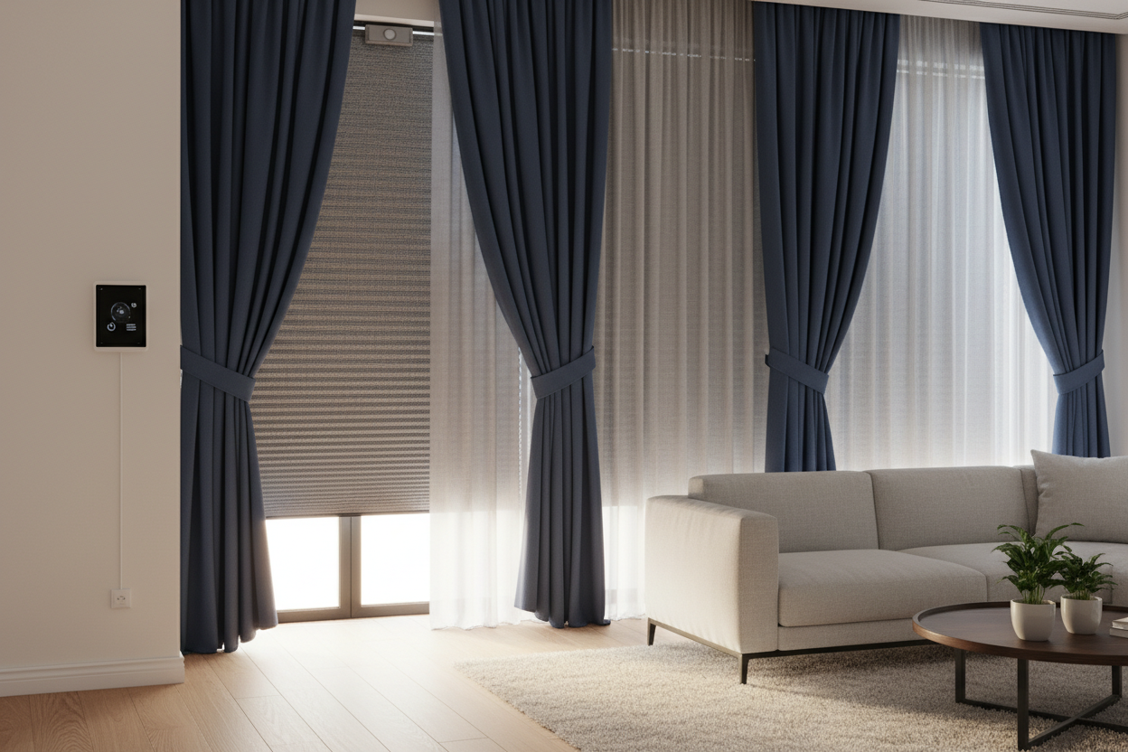 Smart Blackout Shades Cellular: Battery vs. Hardwired Power Guide