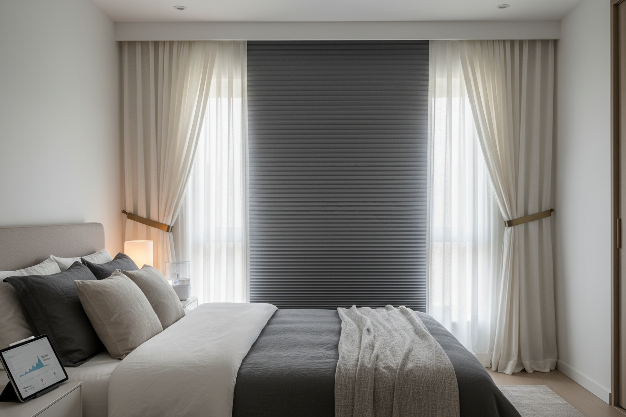 Deep Sleep Tech: Upgrading to a Blackout Cordless Cellular Shade