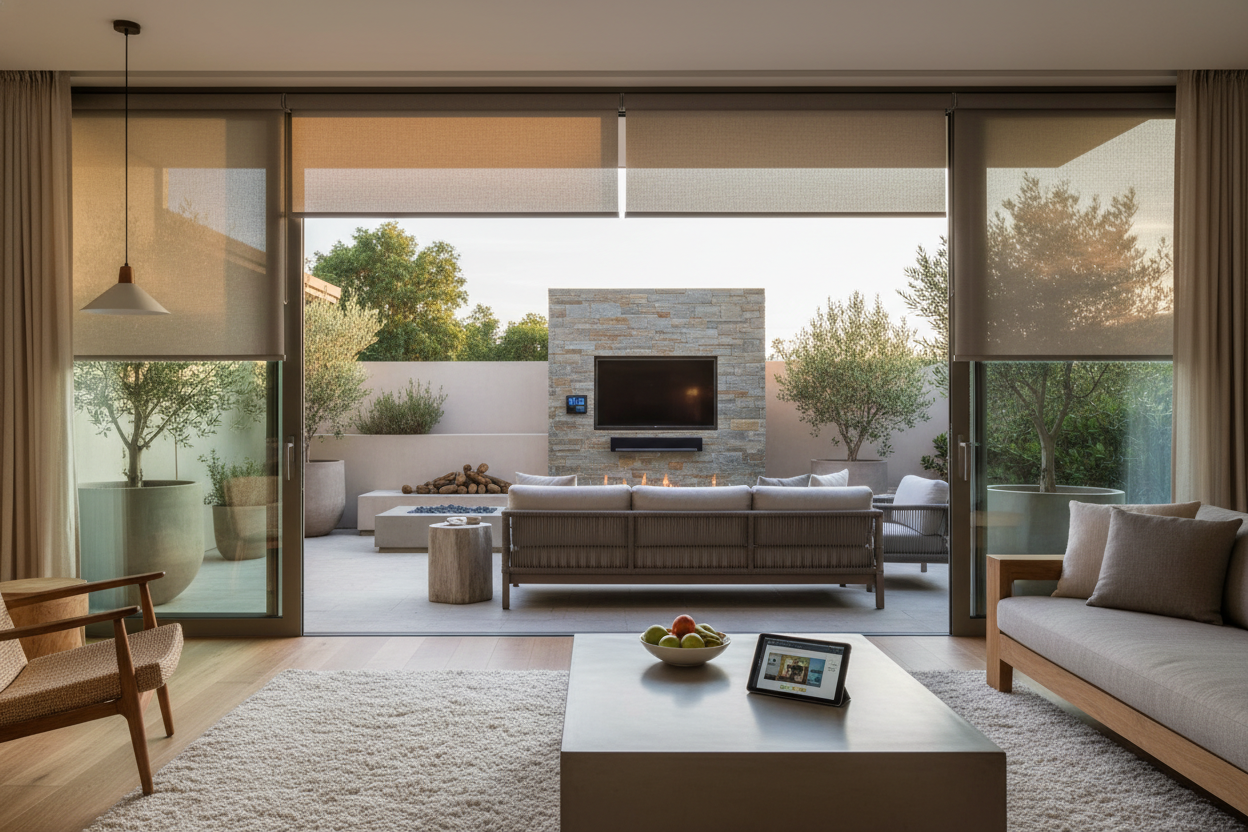 Smart Patio Upgrade: Living with Cordless Exterior Shades