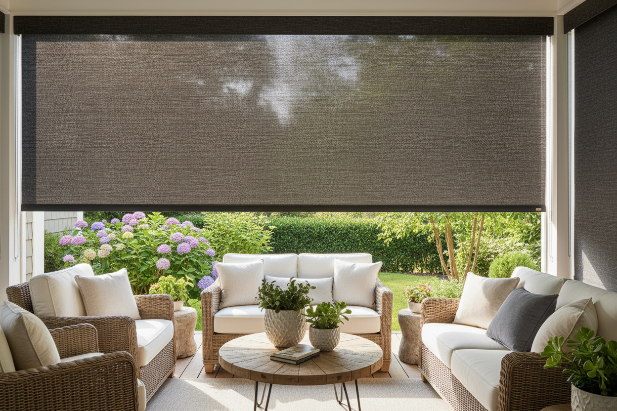 Beat the Heat: Why I Installed a Cordless Outdoor Sun Shade Basalt