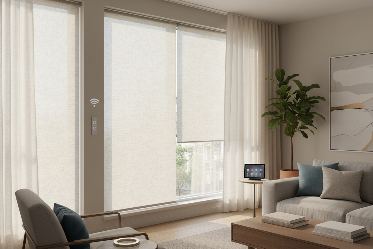 Smart Pull Down Shades for Windows: Alexa & HomeKit Setup