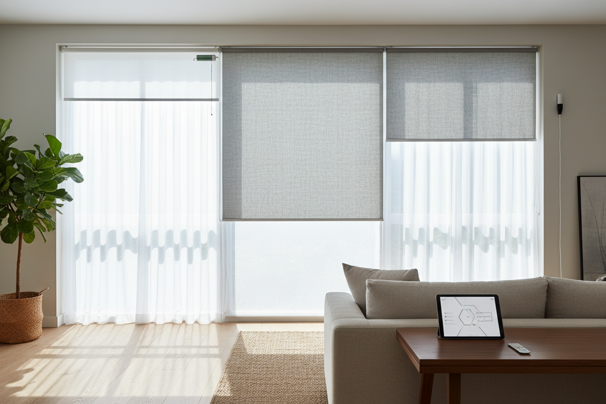 Motorized Pull Down Window Shades: Battery vs Hardwired Guide