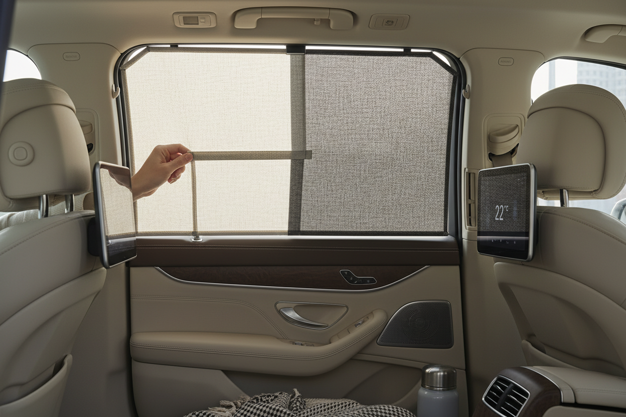 Cooler Cabins: Mastering the Car Window Shade Pull Down