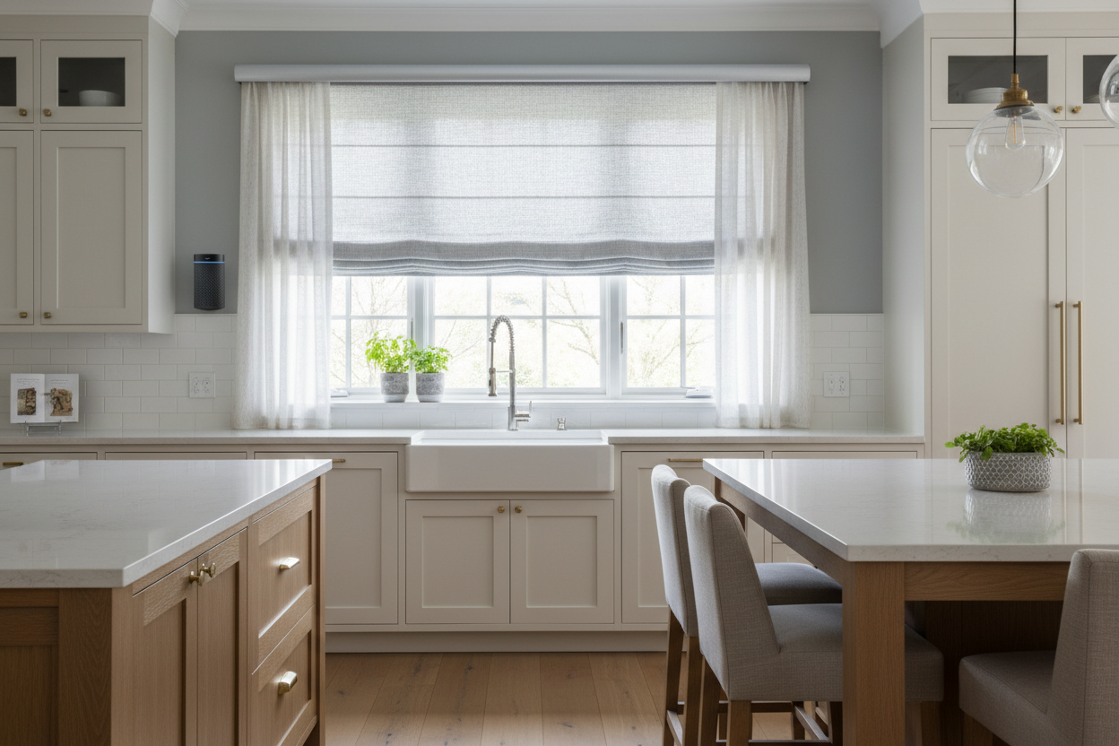 Smart Kitchen Window Shade: Why Voice Control Matters