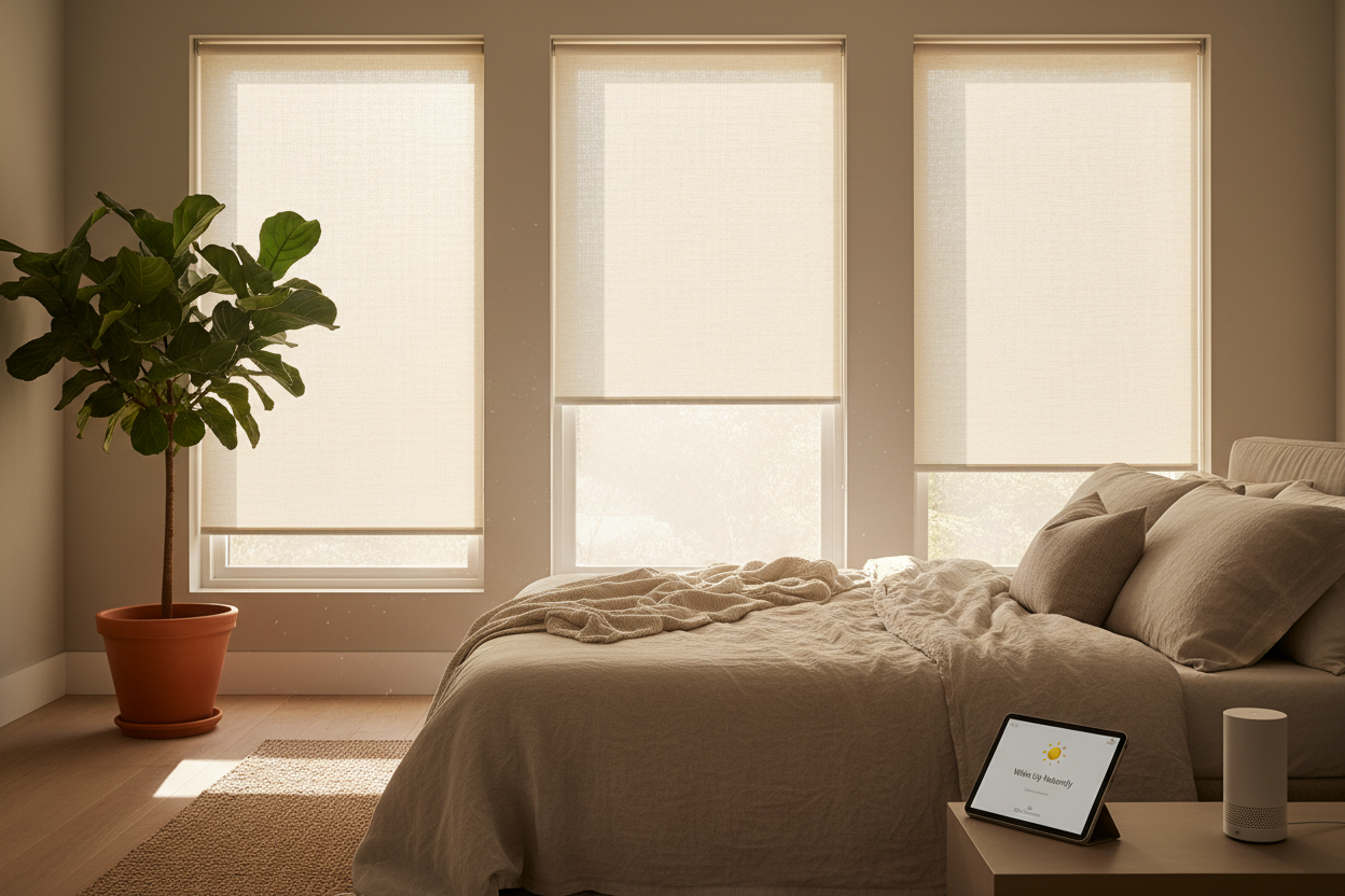 Wake Up Naturally: Smart Window Shade House Integrations