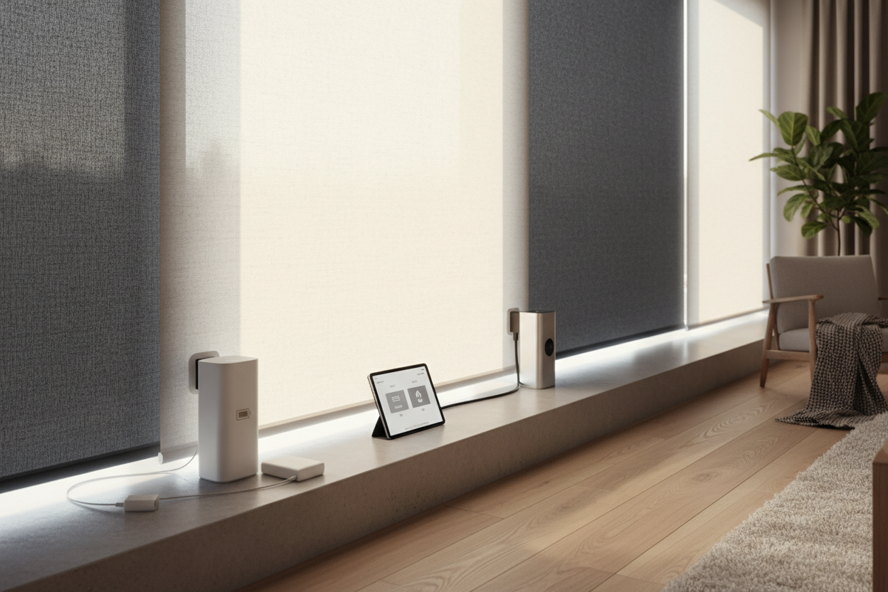 Smart Window Glass Shade: Battery vs. Hardwired Setup Guide