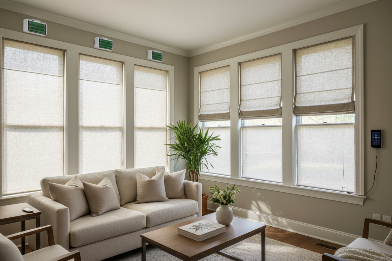 Smart Control for 35 Inch Blinds: Battery vs. Wired