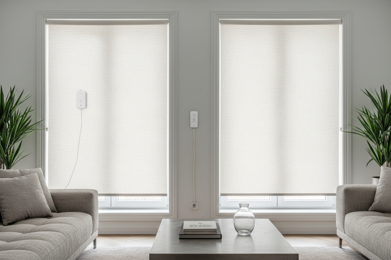 Smart 31 Inch Blinds: Battery vs. Hardwired Setup