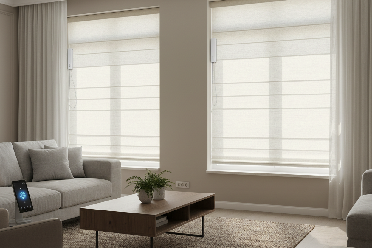 Smart 44 Inch Blinds: Battery vs. Hardwired Setup