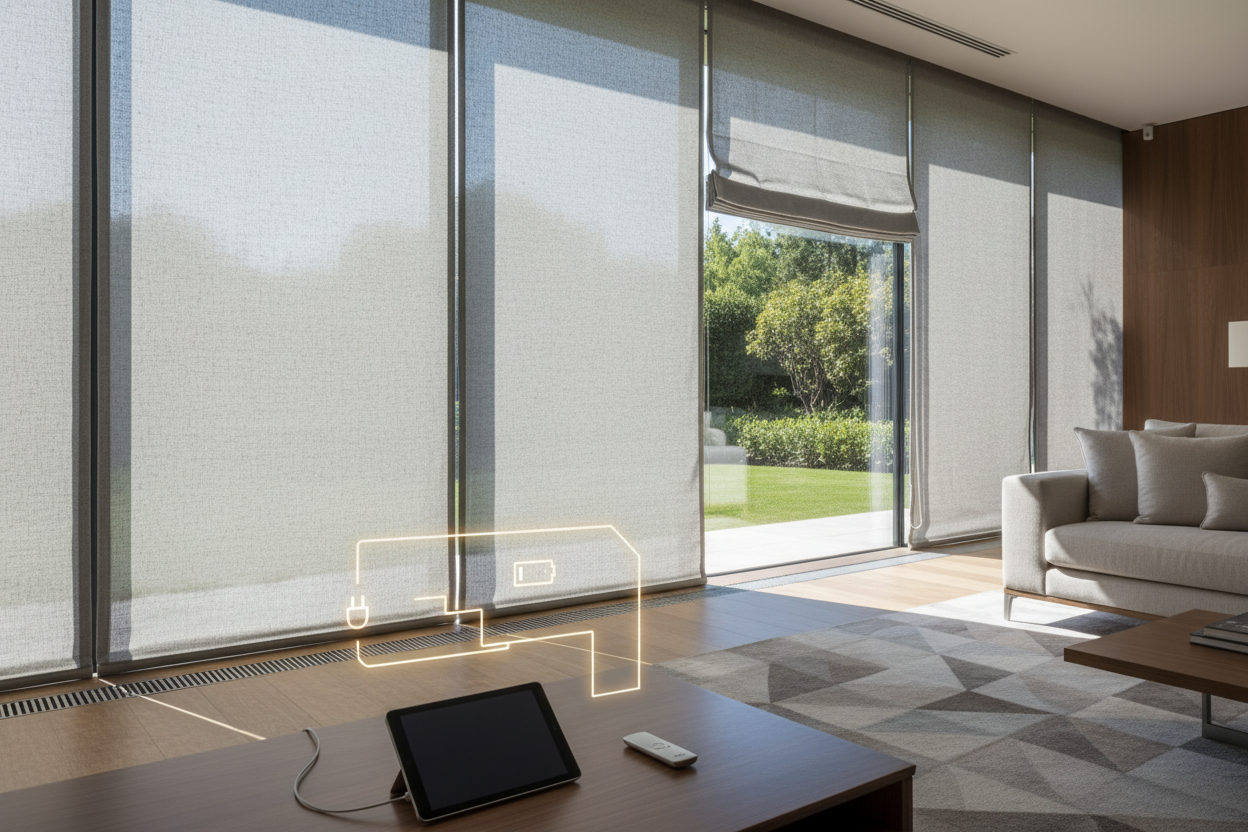 Smart Large Window Shades: Hardwired vs. Battery Guide