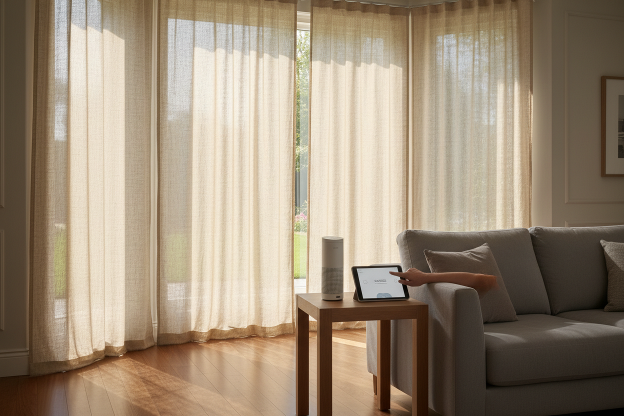 Smart Designer Window Shades: Style Meets Voice Control