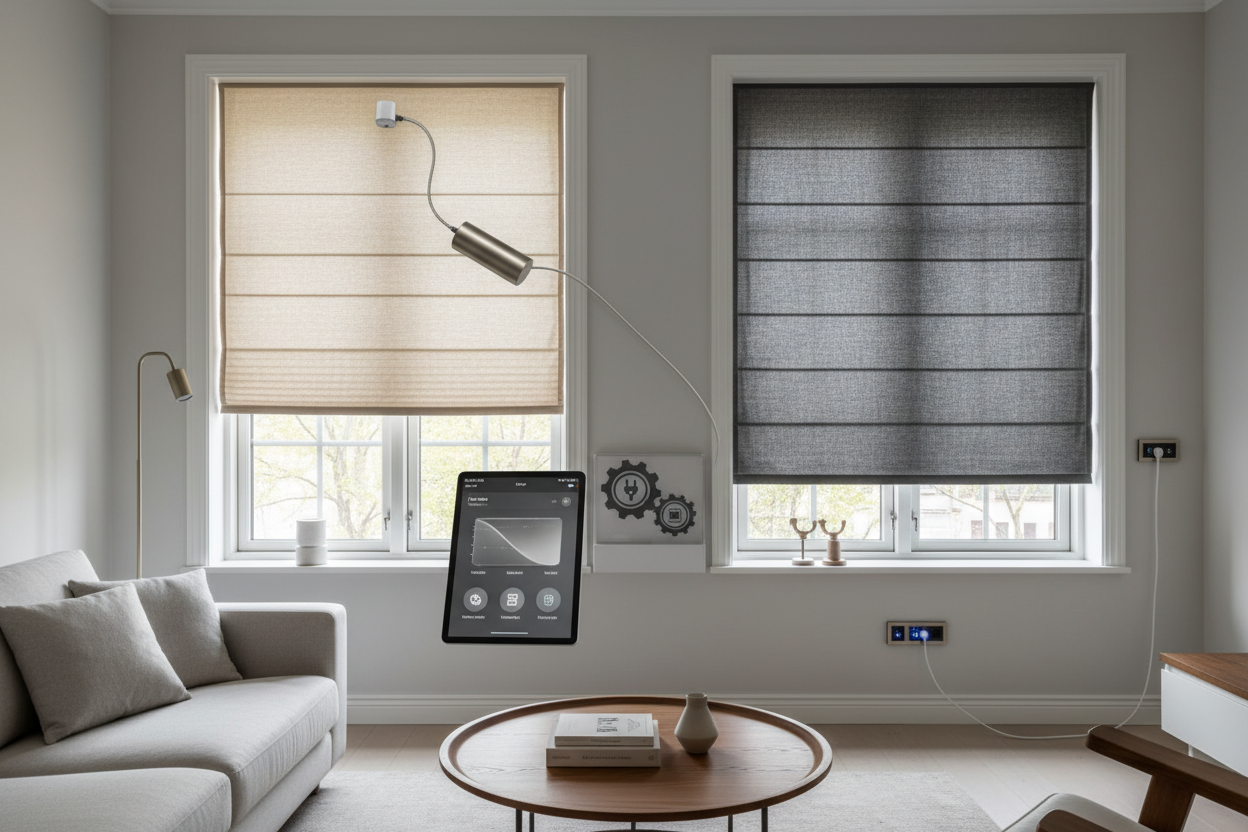 Smart Blinds for Sale: Battery vs. Hardwired Motors Explained