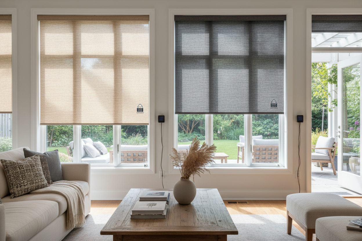 Home Depot Exterior Shades: Solar vs. Hardwired Motors