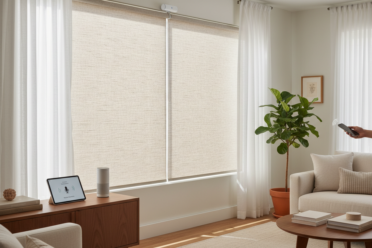 Upgrade Your Home Depot Shades Roller to Voice Control