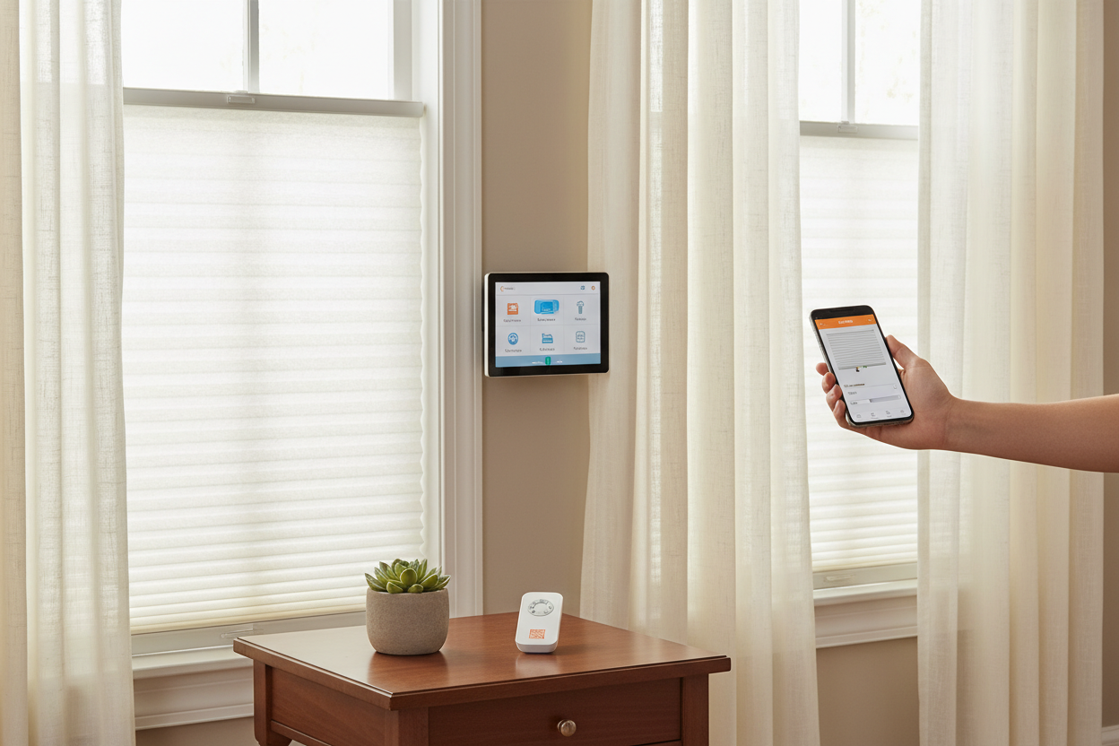 Smart Control for Home Depot Pleated Shades: A Setup Guide