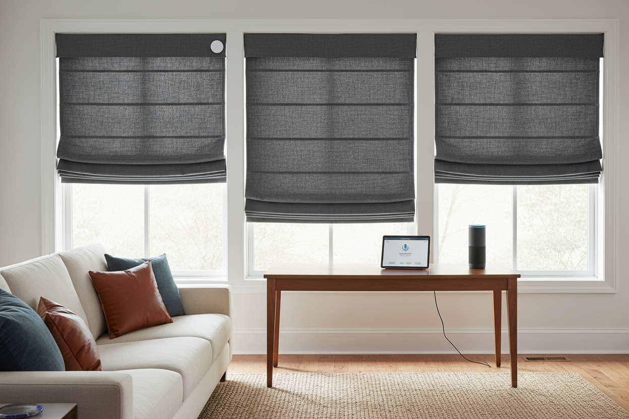Make Your Home Depot Roman Shades Custom Voice-Ready