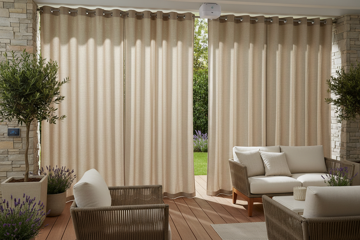 Conecta tu Terraza: Guía Smart para Cortinas de Home Depot
