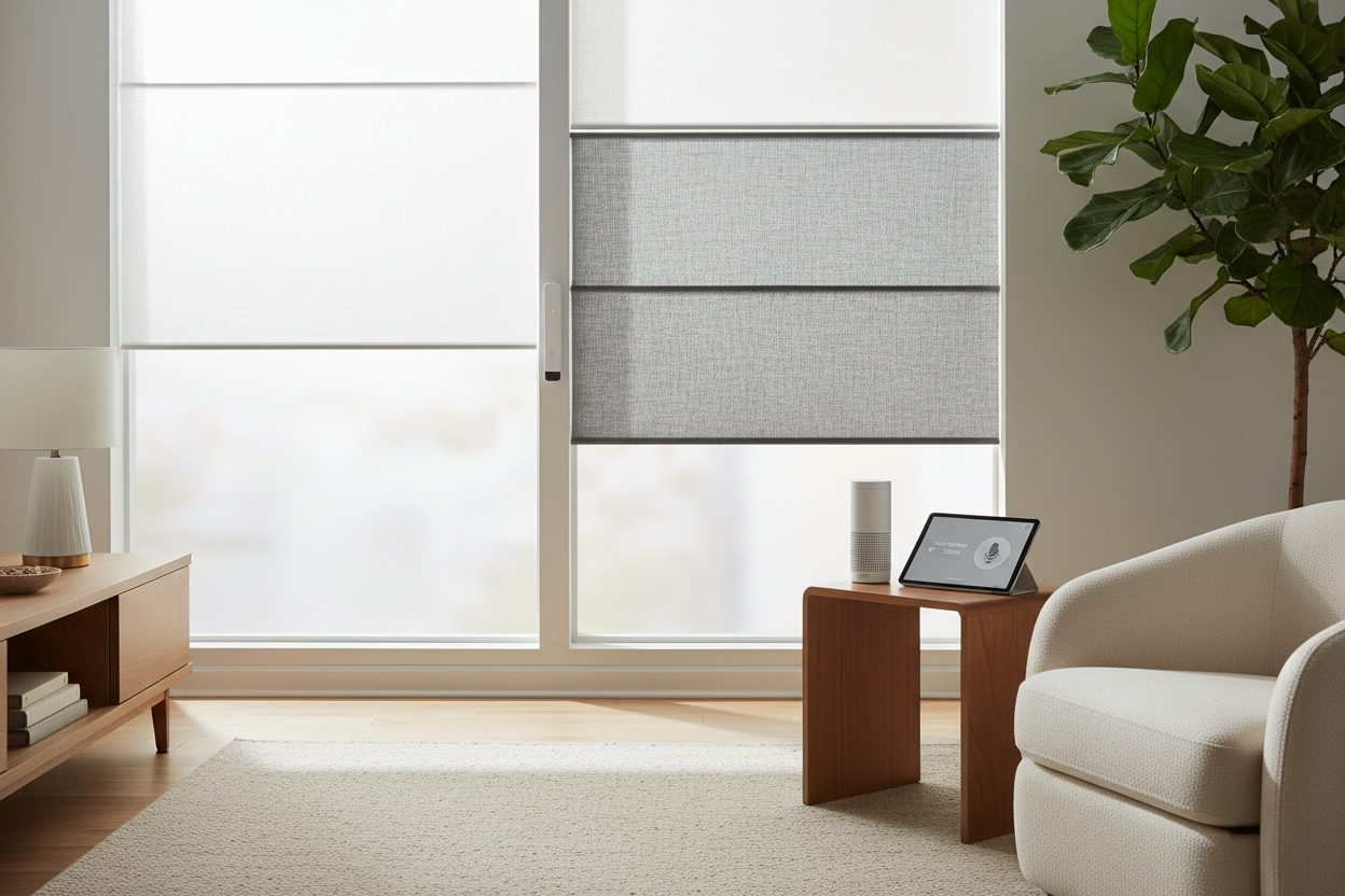 Voice-Controlled Privacy: My Home Depot Dual Roller Shades Setup