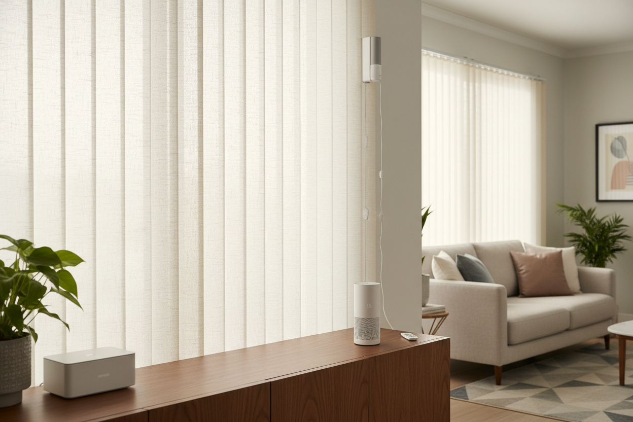 Upgrade Your Home Depot Vertical Blind to Voice Control