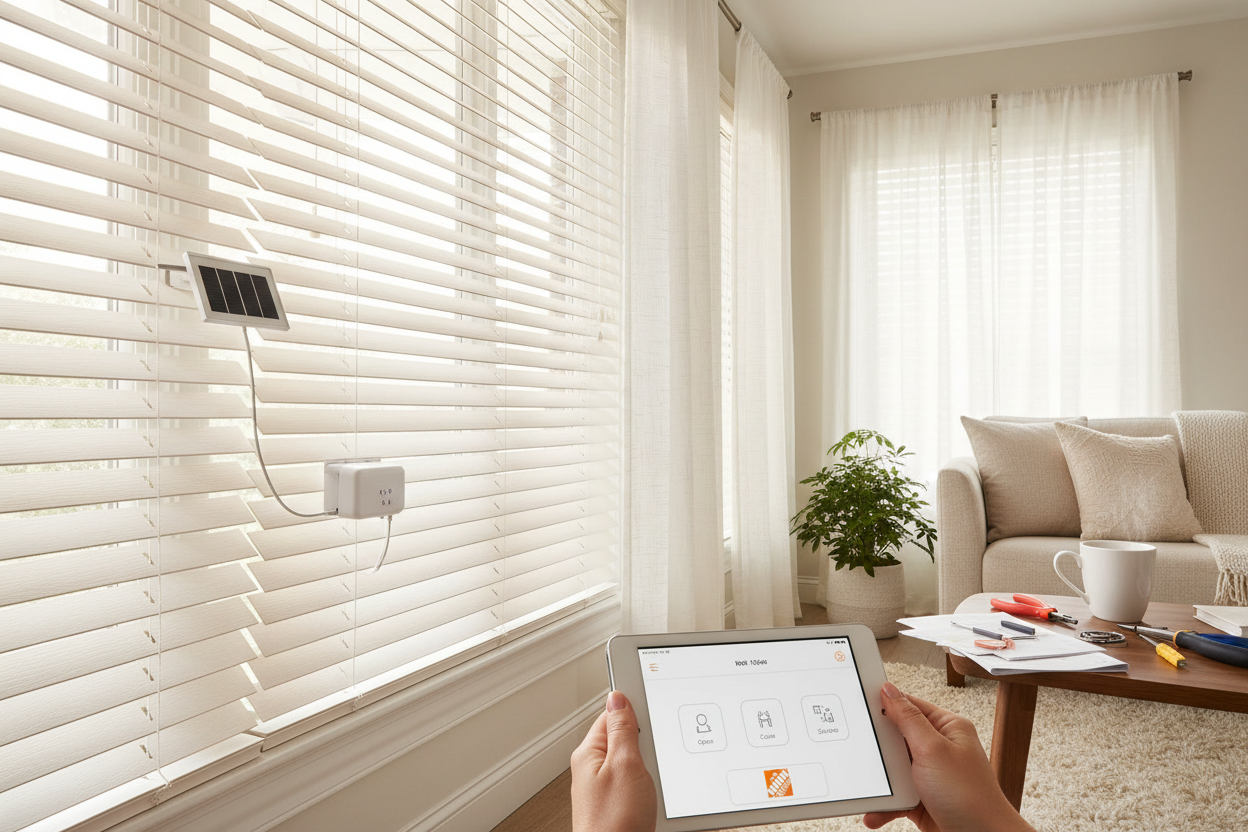 How to Make Your Home Depot Faux Wood Blinds Smart