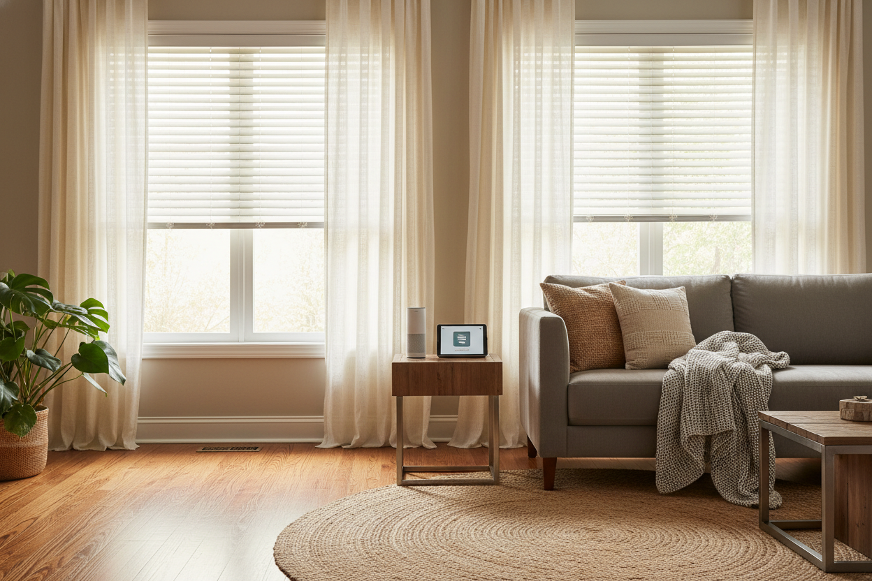 Smart Upgrade: Voice Control for Home Depot Faux Wood Blinds
