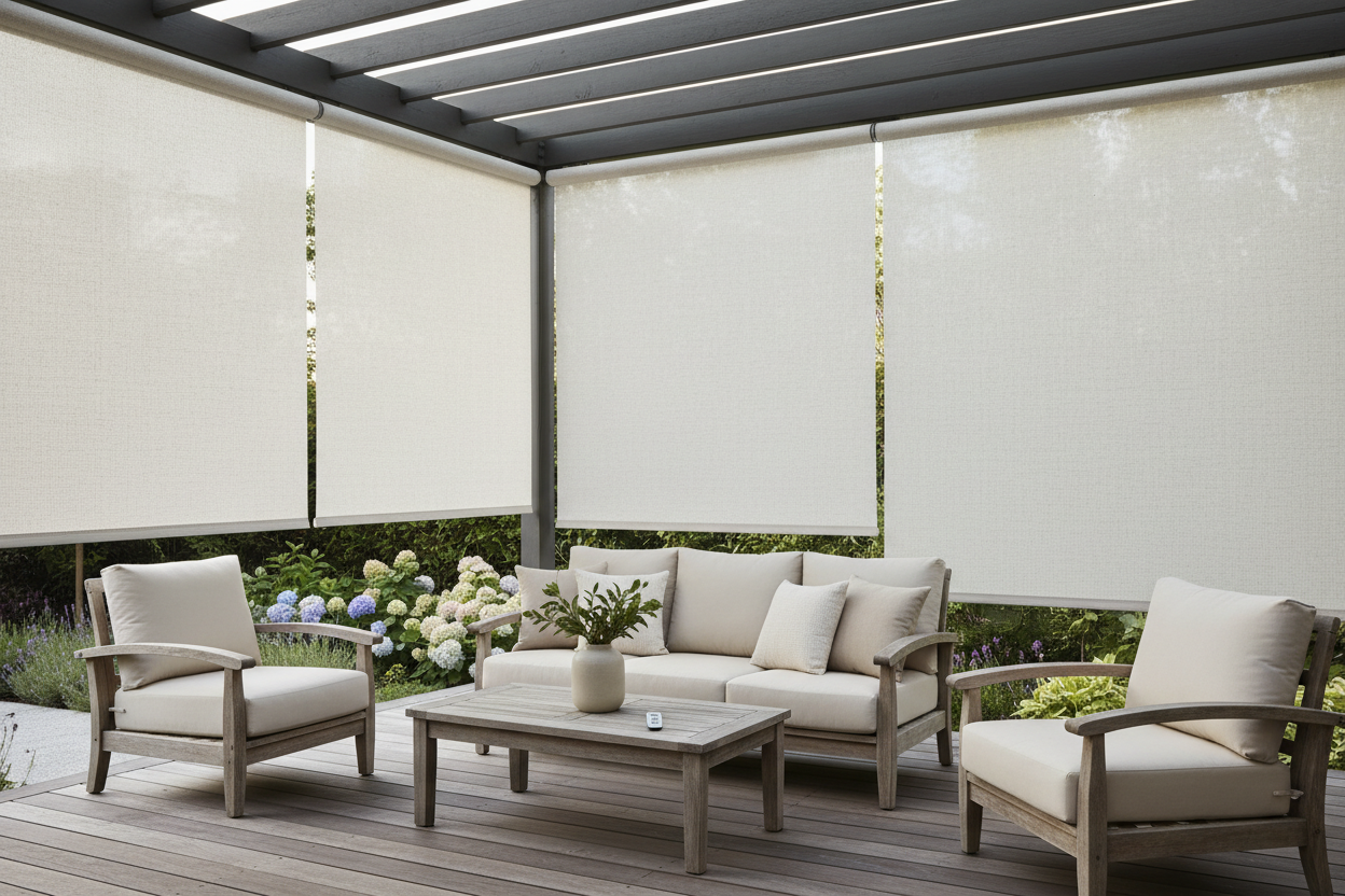 Motorized Exterior Blinds Home Depot: A Smart Patio Retrofit