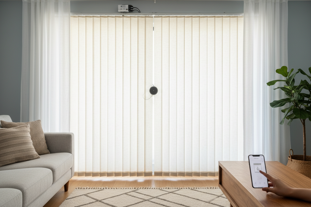Upgrade Your Kmart Vertical Blinds with Smart Voice Control