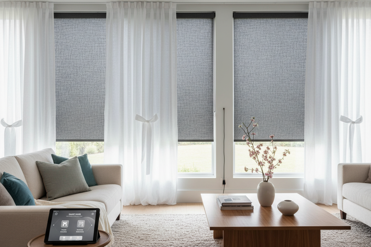 Motorized Exterior Window Shades Lowes: Solar vs. Hardwired Power