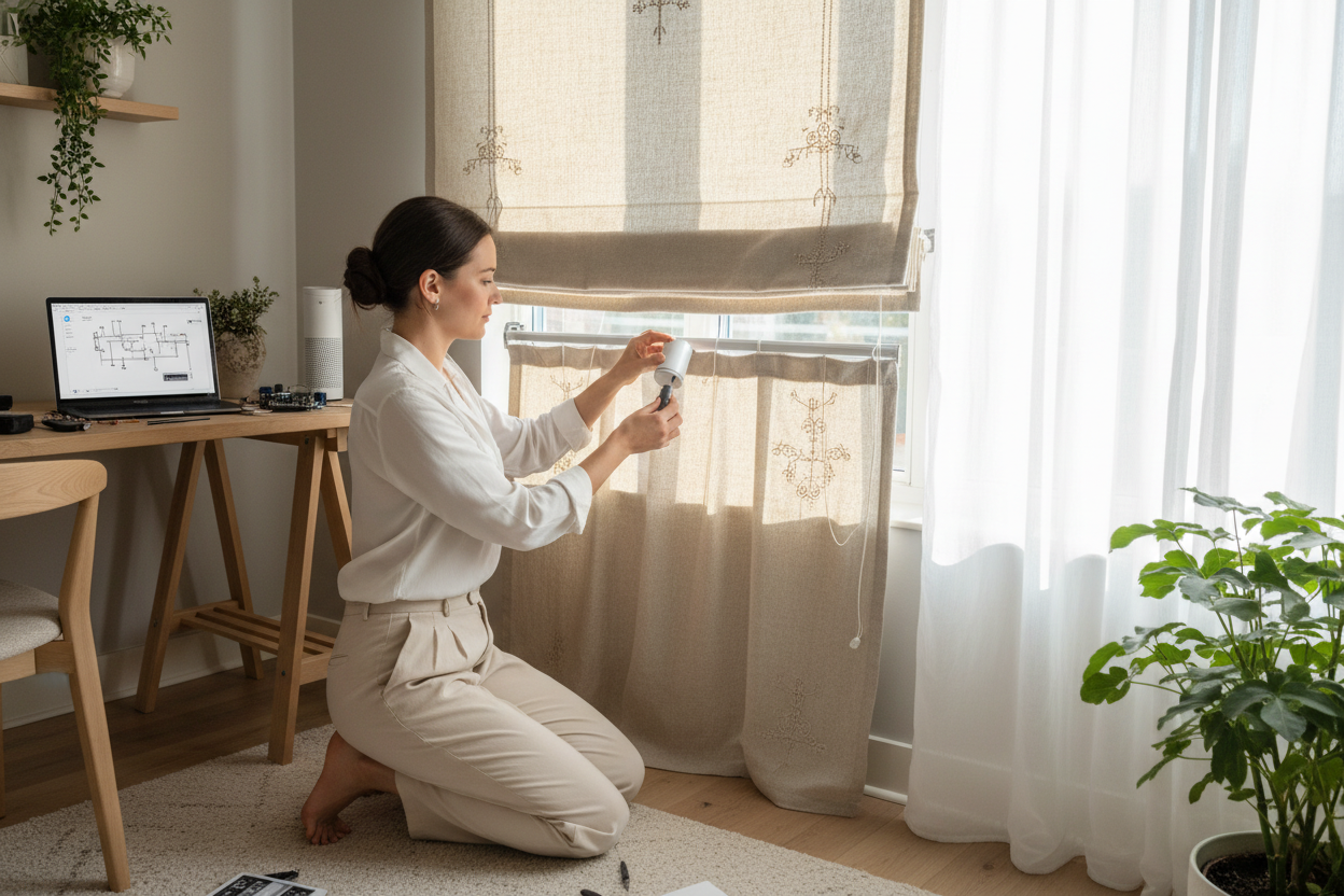 How Make Roman Shades Smart: A DIY Voice-Controlled Guide