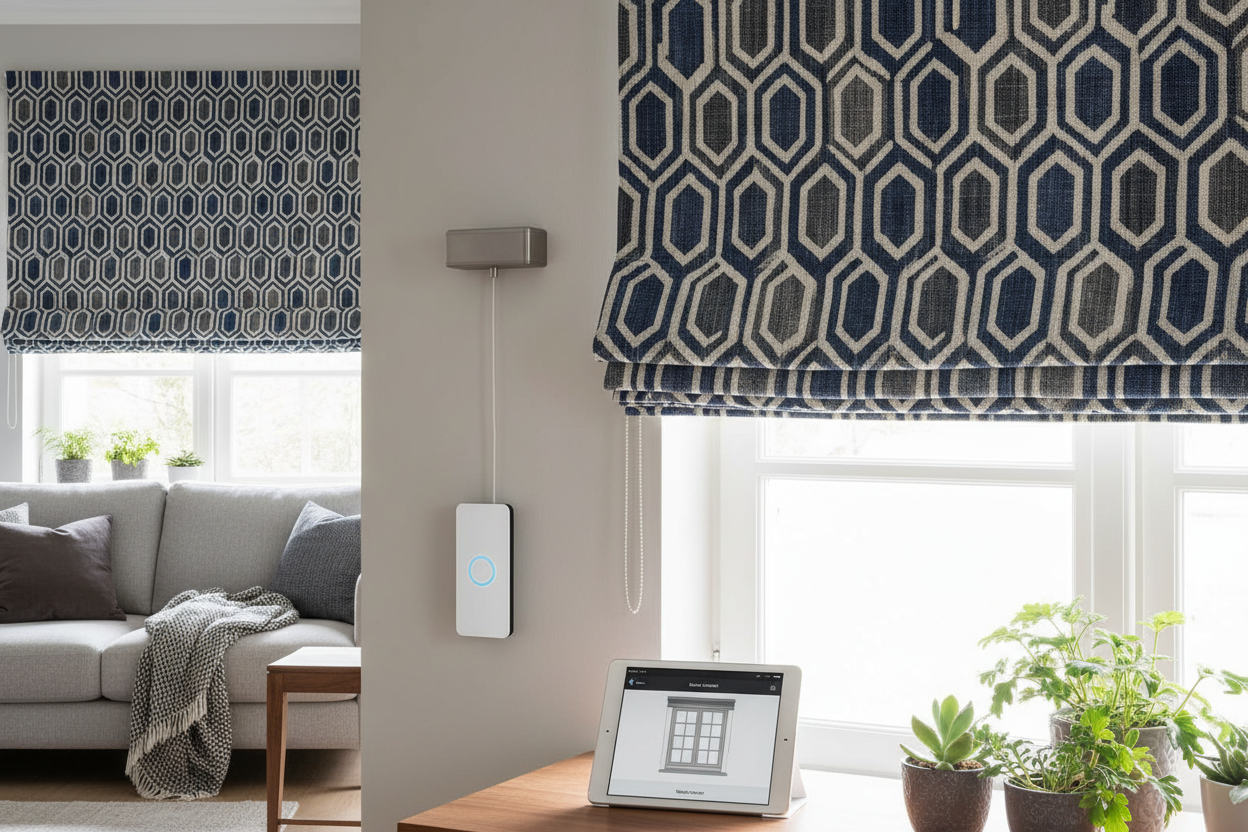 Pattern for Roman Shades: Which Fabrics Work with Motors?