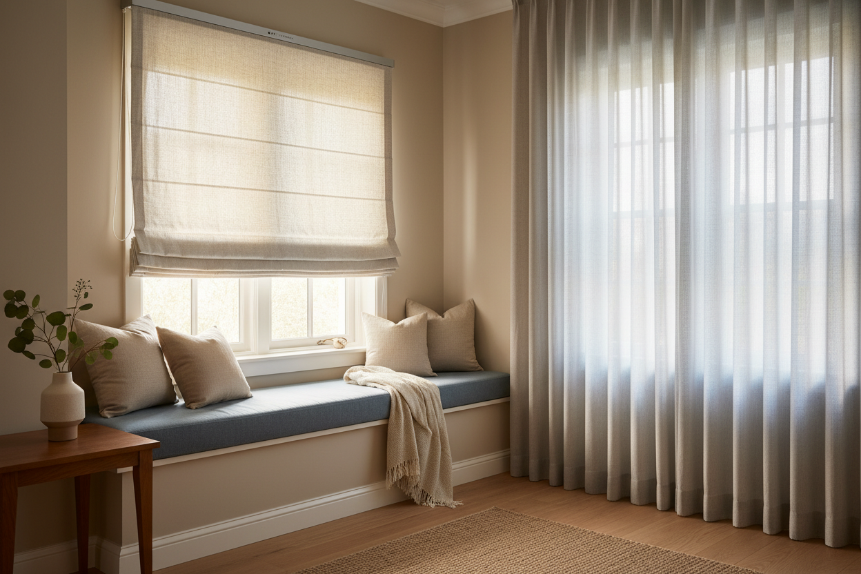 Roman Shades for Small Windows: A Smart Motor Retrofit Guide
